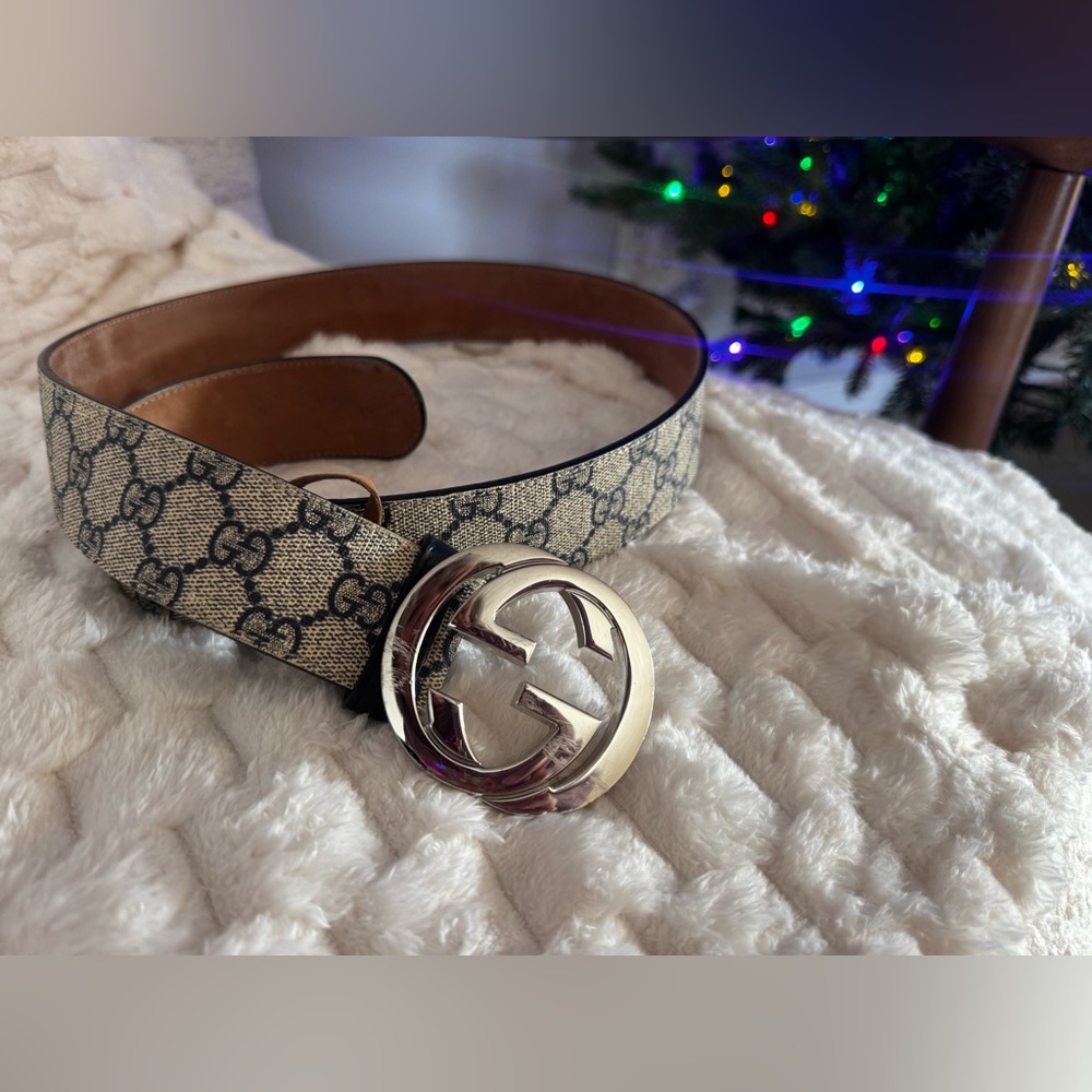 Gucci GG supreme belt sz 90*36